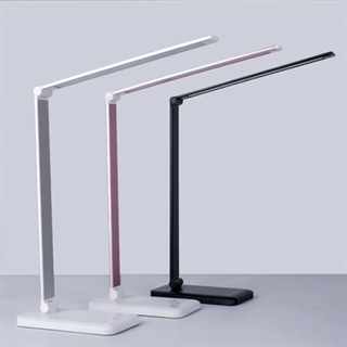 LED bordlampe med trådløs opladning dæmpbar - Hvid, sort, lyserød